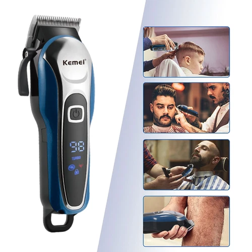 Updated Professional Hair Clippers Trimmer Kit Men Cutting Machine Barber Salon - Picture 9 of 13