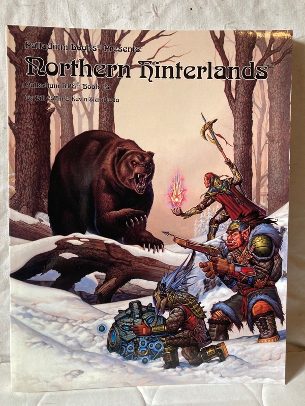 D&D Northern Hinterlands, 2001 Palladium Books NOT a reprint