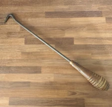 Wood Boot Hook Vintage Tool Western Home Decor Cowboy