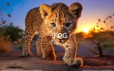 Lion Cub Photo Desktop Wallpaper Large 1920x1200 pixel JPEG File - FPG Portfolio