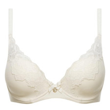 Chantelle ORANGERIE, Reggiseno a T-Shirt Scollo Profondo Reggiseno a Conchiglia con Ferretto Nuovo