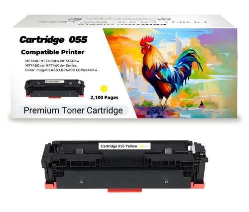 055 Toner Fit For Canon 055 055H Compatible to Canon MF741Cdw MF743 MF745 LBP663 - Picture 8 of 9