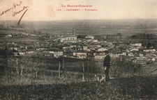 Old postcard 31 - Castanet (Haute Garonne) - 162. Panorama (Man and His Dog)