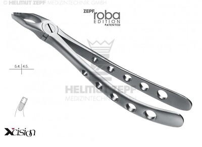 Zepf Zahnzange Zange OK RoBa 12.235.08Z Figur 35M Dr. Beck  Xcision-Line NEU