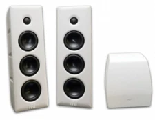 HRT New Stage Speakers Black w/Control Center AMP Audiophile Computer