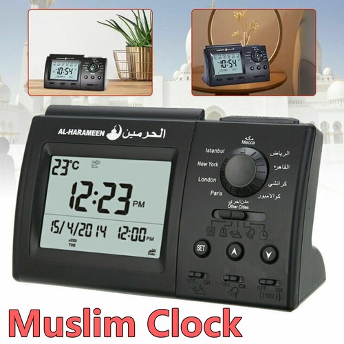 Azan Tijd Klok Moslim Islamitische Gebedsklok - Digitale Kalender Met Azan Athan Tijdherinnering (Zilver, Geen Batterij) Azan Athan Wekker Azan Tijd Klok Moslim Islamitische Gebedsklok - Digitale Kalender Met Azan Athan Tijdherinnering (Zilver, Geen Batterij) Azan Athan Wekker