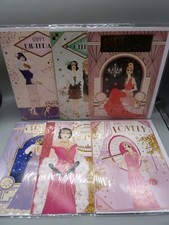 6 ART DECO BIRTHDAY CARDS ASSORTED FEMALE OPEN GENERAL BIRTHDAY CARDS QUALITY  A