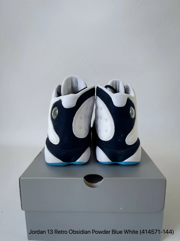Jordan 13 Retro Obsidian Powder Blue White (414571-144) US9 - image 4 of 4