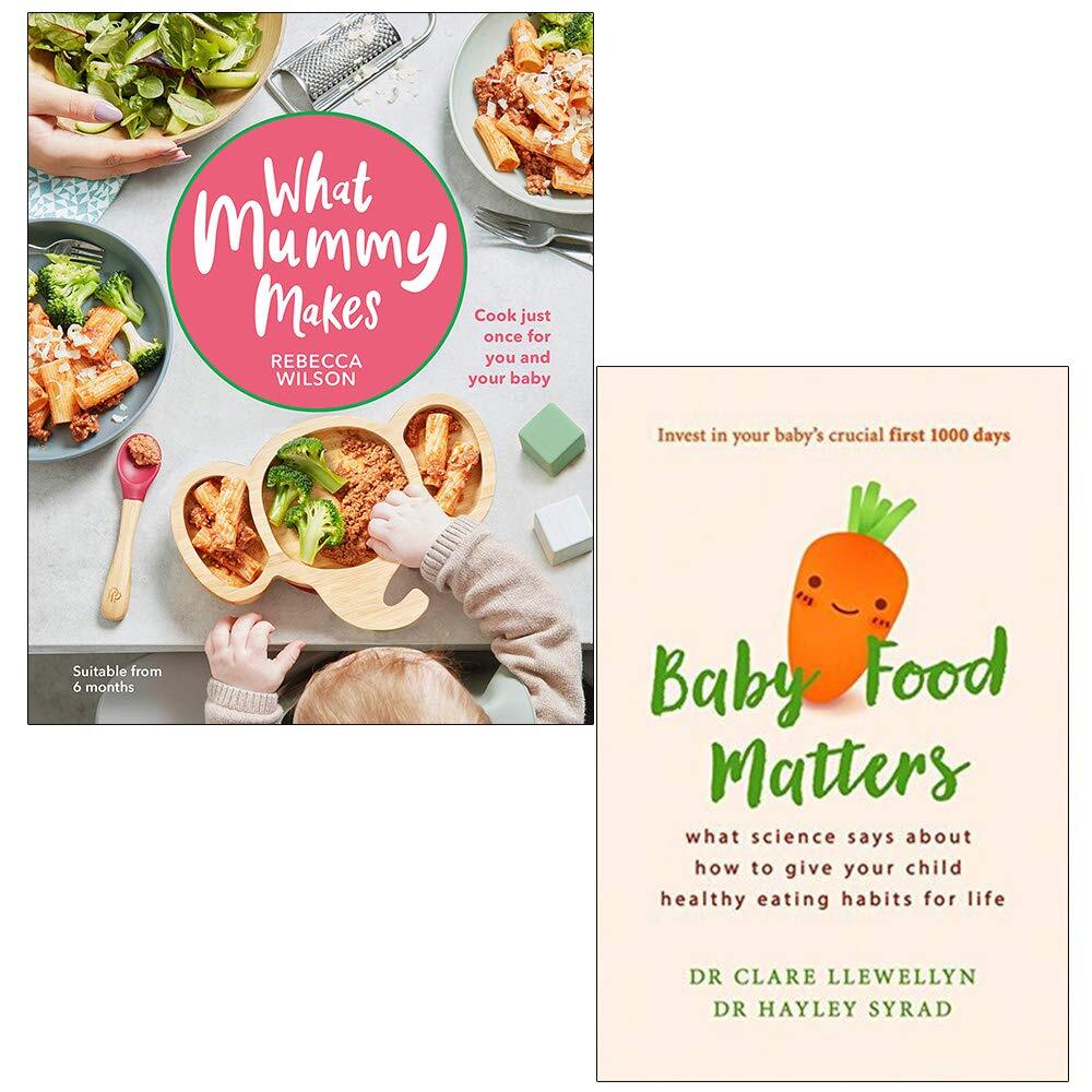 What Mummy Makes Cook & Baby Food Matters 2 Books Collection Set New