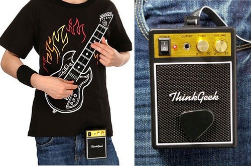 Playable Electronic Rock Guitar T-Shirt 