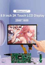8.9'' 2K LCD Display Capacitive Touch Screen Panel Type-C HDMI With Driver Board