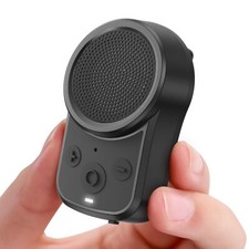 Mini Bluetooth Speaker Clip-On Portable Speaker with Built-in Mics Hands-Free...