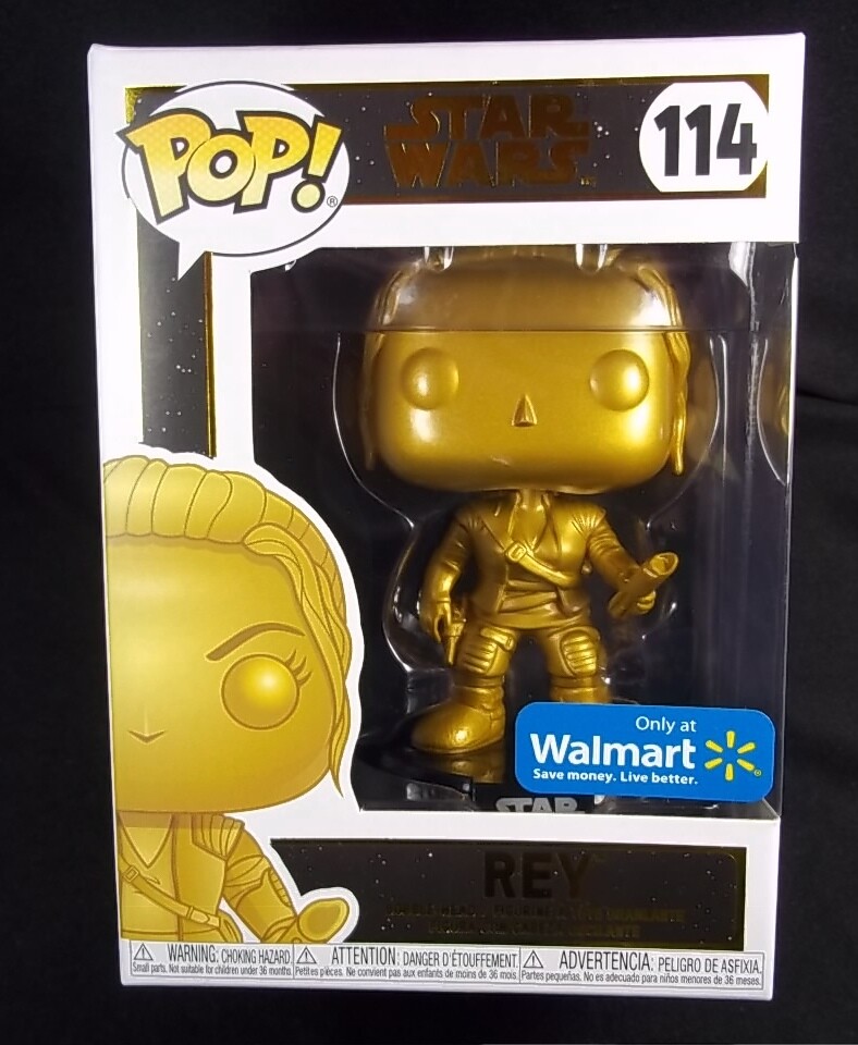 FunkoPop！114 REY レイ　限定版 Amazon.com: Star Wars 114 Bobble-Head Rey Pop! Figure : Toys