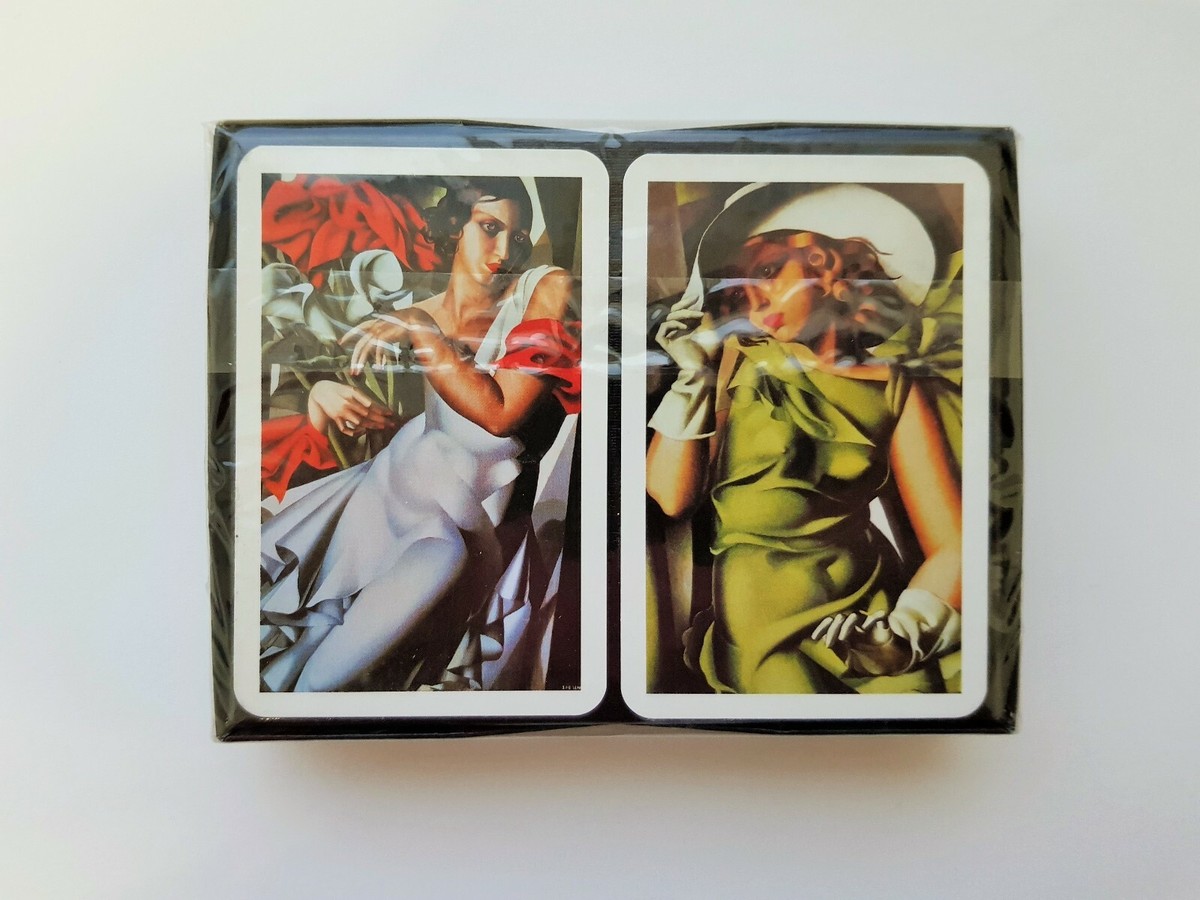 トランプ deck NEW Playing Cards No. 2578 LEMPICKA DRIVEN by Piatnik 2 Deck 2x55