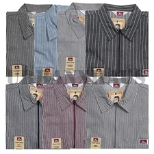 BENDAVIS Stripe Short Sleeve 1/2 Zip Shirts (S to 5XL)