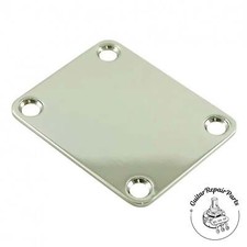 Bolt-On Neck Plate, Fender Style 4 Hole - Chrome