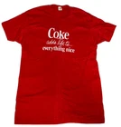 Vtg NOS 1970s Coca Cola “Coke Adds Life…To Everything Nice” Retro T-Shirt Youth