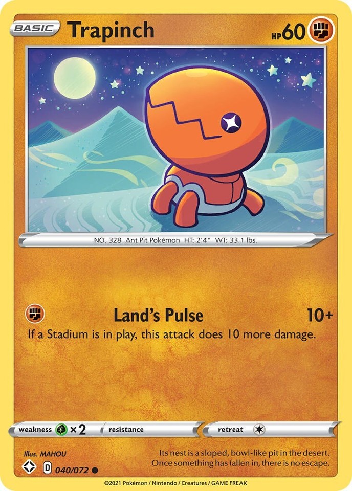 Trapinch 040/072 Shining Fates - 1 of 1