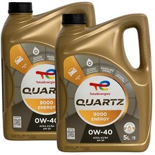 2x5 Liter Total Quartz 9000 Energy 0W-40 Motoröl VW 505 502 MB 229.5 Ford 0W40
