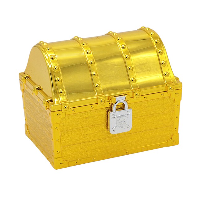 Treasure Chest Cardboard Box Prop Pirate Pretend Birthday Party Decoration eBay