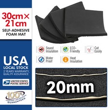 4 X Firewall Sound Deadener Car Engine Hood Heat Shield Insulation Deadening US