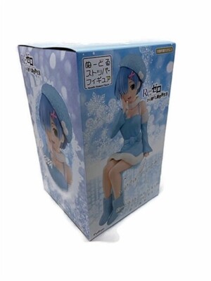 Re:Zero Rem Snow Princess Noodle Stopper Figure, 6''  Furyu