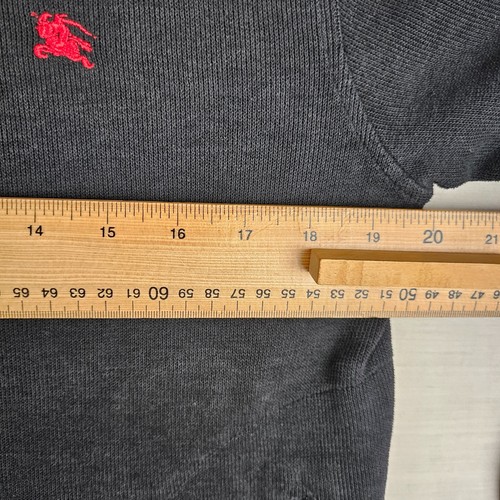 Sudadera Burberry London Para Hombre Pequeña Negra a Cuadros Nova Hombro Cremallera Completa - Imagen 19 de 20