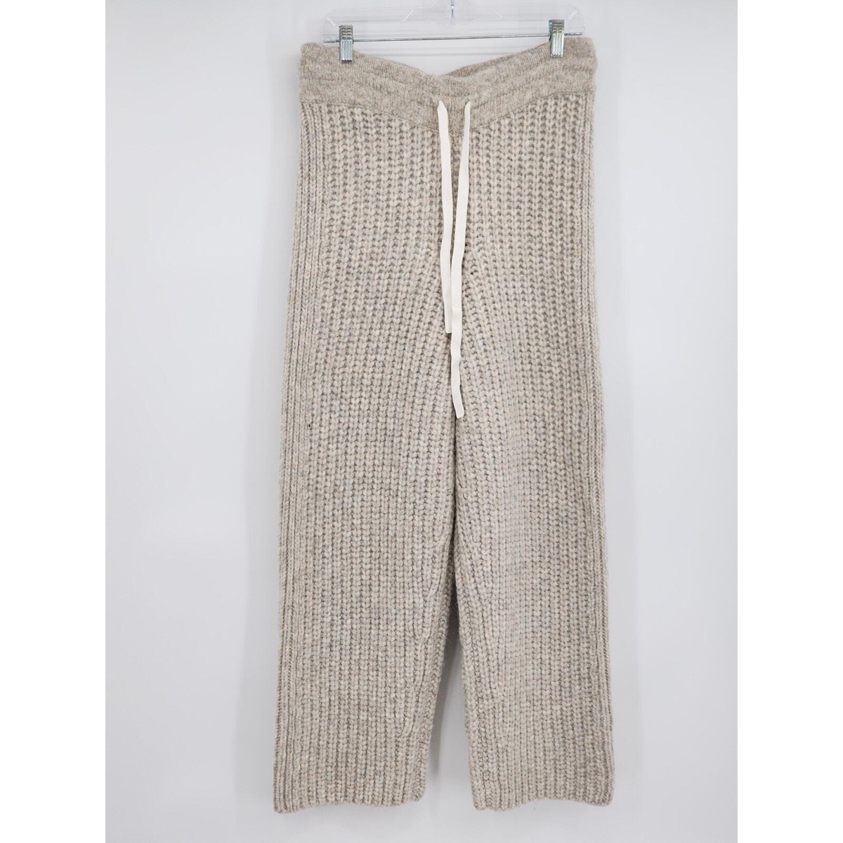 NEW Lunya Chunky Knit Wool Blend Alpaca Wide Leg Lounge Pants 