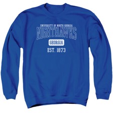 Uni of North Georgia Adult Crewneck Sweatshirt Est. Date, Royal Blue, S-3XL