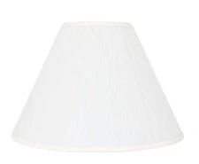 Mainstays 7x18x13" Empire Off-White Pleated Lamp Shade