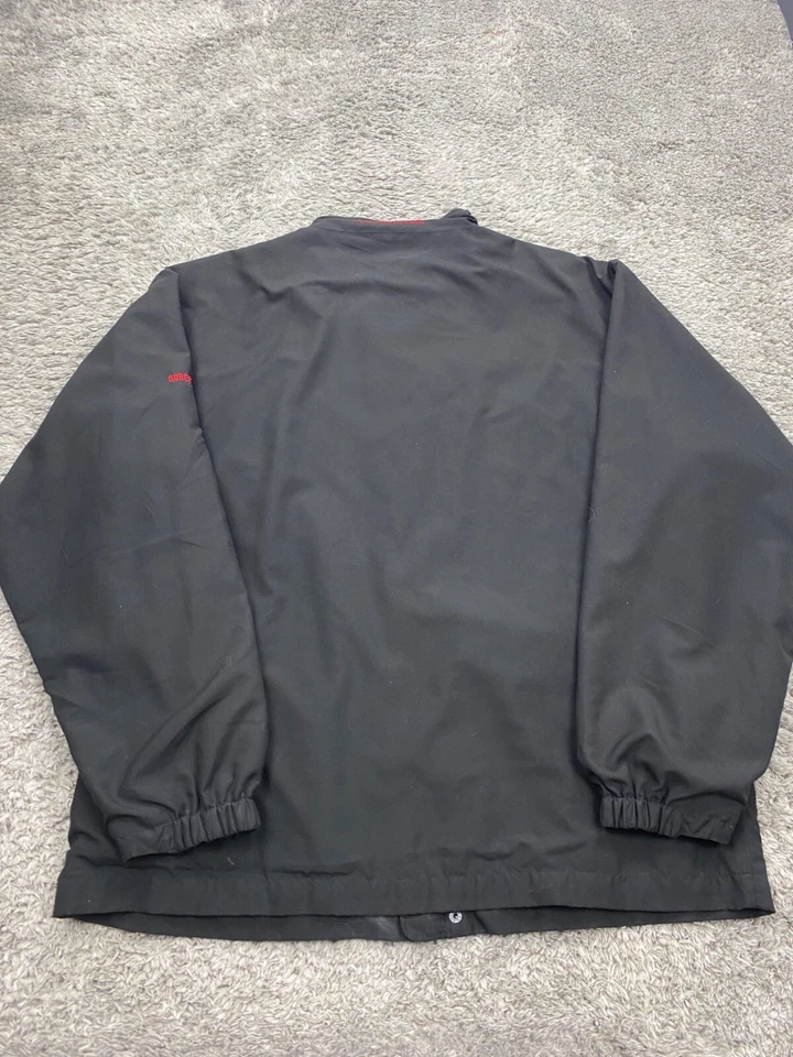 Chaqueta Sun Mountain Hombre Grande Negra Gore-Tex Softshell Cremallera Completa LSU Cortavientos Foto 2 de 4