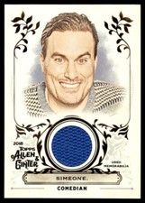 2018 Topps Allen & Ginter Relic Steve Simeone Comedian #FSRA-SSI