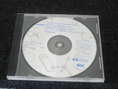 HP CHEMSTATION FOR SW PRODUCTS FOR GC,LC,LC/MSD,CE & A/D SYSTEMS REV. A.05.01