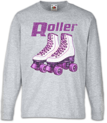 Roller Skates Roller Kinder Langarm T-Shirt Inline-Skater Inliner Rollerblades