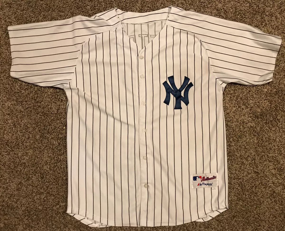 Derek Jeter Yankees Jersey Size Medium 56 Majestic Authentic Special  Edition A2