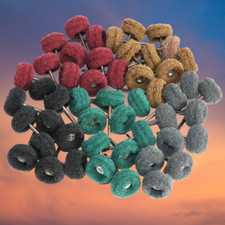 50 Metal Polishing Buffing Wheel Burr Kit Rotary Tool Accessories Set For Dremel