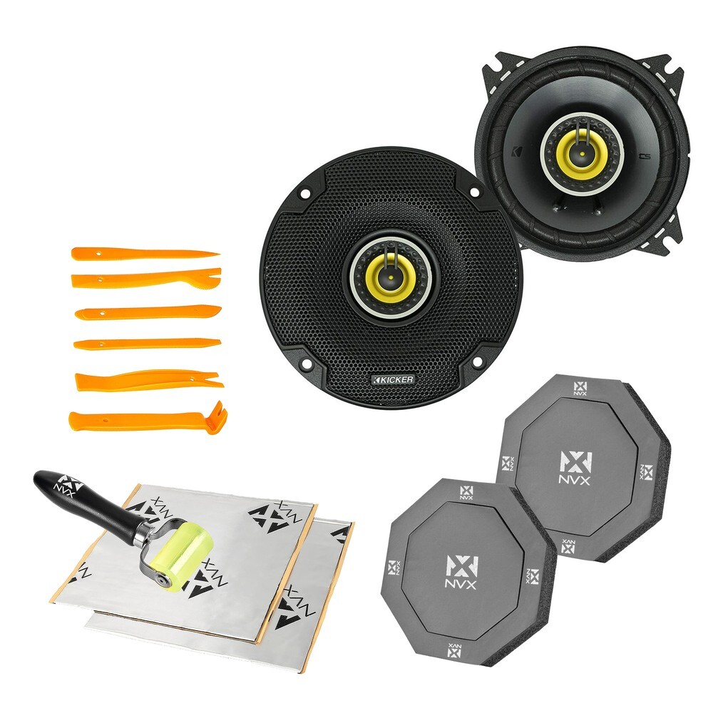 Kicker CSC44 50 Вт 4 коаксиальных автомобильных динамика комплект для установки NVX 1499000₽