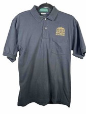 Vintage Black Golden Nugget Entertainment Outer Banks Polo Shirt Size Medium