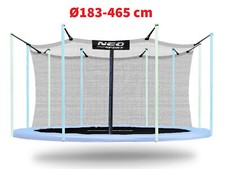 Innensicherheitsnetz Ersatznetz Fangnetz für Trampolin 183-465 cm Neo-Sport