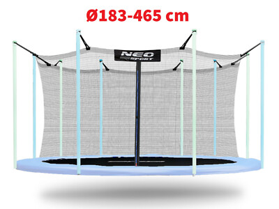 Innensicherheitsnetz Ersatznetz Fangnetz für Trampolin 183-465 cm Neo-Sport