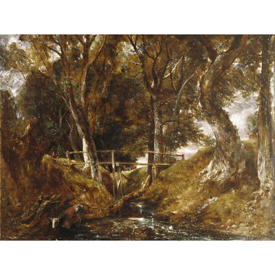 John Constable The Dell At Helmingham Park großer Kunstdruck 18 x 24 Zoll