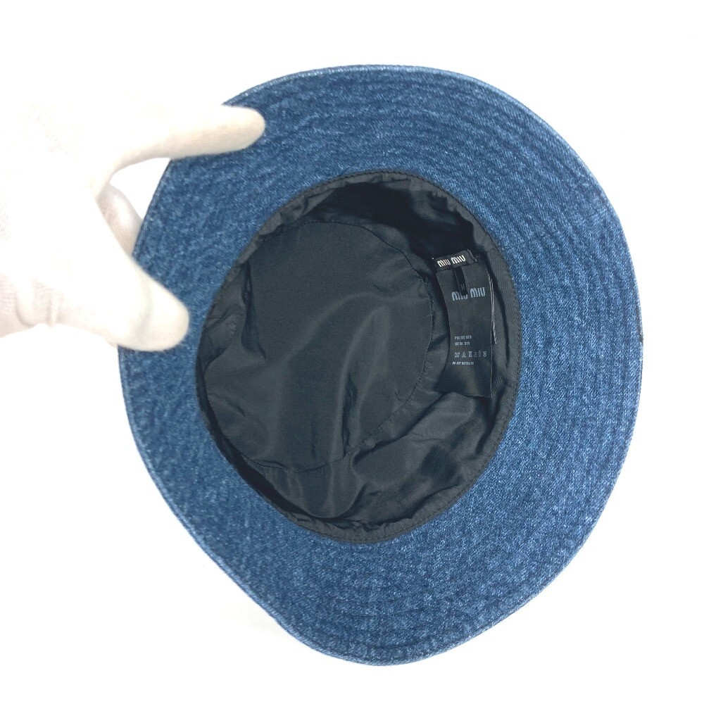 ※mumiページ MIU MIU Bucket Hat -- Cotton Black Men's 5HC196 2DOQ | eBay