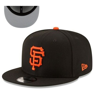 San Francisco Giants 9FIFTY Adjustable Snap-Back New Era Cap - Black