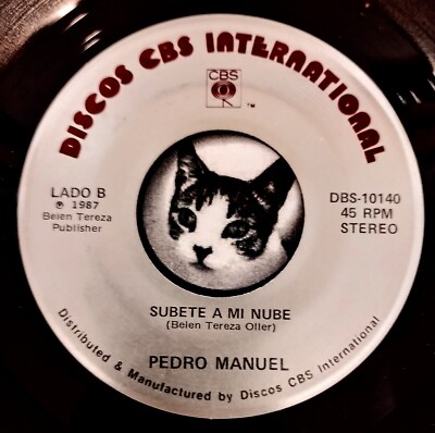 PEDRO MANUEL ''Tu Mundo Y El Mio'' 45 1987 Latin Disco Ballad