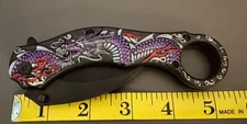 Pocket Knife - Dragon Handle Quick Open Action NIB