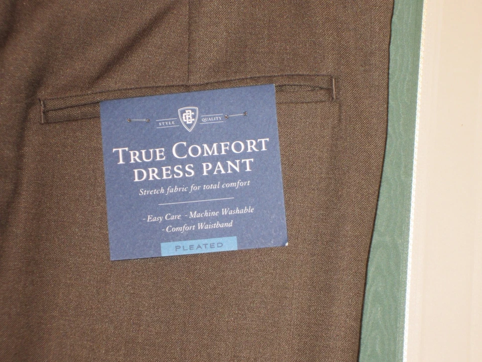 NWT Men's Croft & Barrow Assorted Styles Classic Fit Dress Pants - Image 2 of 4