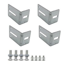 Garage Door Track Jamb Bracket, J6 Heavy Duty Track Bracket with 12 Gauge Ste...