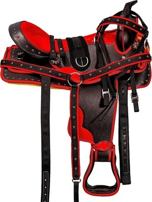 Klassische Qualität Western Synthetik Leicht Komfort Lauf Racing Trail Tack