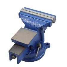 LABLT 4Inch Bench Vise W/ Anvil Swivel Locking Base Tabletop Clamp Heavy Steel