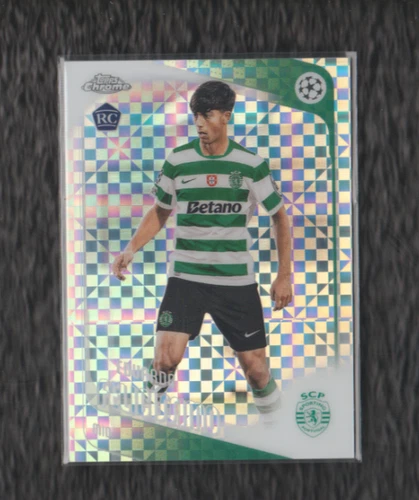 2025-26 Topps Chrome UEFA Club Competitions Eduardo Felicissimo RC X-REF